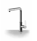 HELIUM single-lever swivel mixer with extractable single-jet hand shower by Gessi ready for delivery