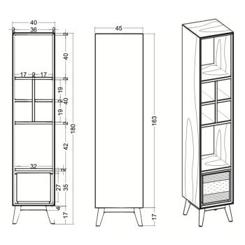 Padat Cabinet CP873 Cipì bathroom furniture