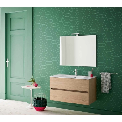 Kios Tris bathroom cabinet in elegant and modern wood effect