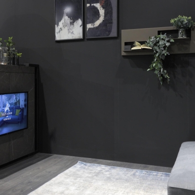 Rotating cabinet with Twist TV stand by Altacom