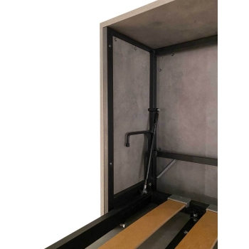 Mod.KANDO Double - Kando Cashmere Horizontal Double Murphy Bed