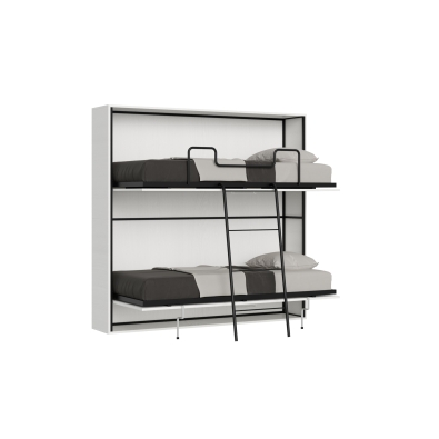 Mod.KANDO Double - Kando Cashmere Horizontal Double Murphy Bed