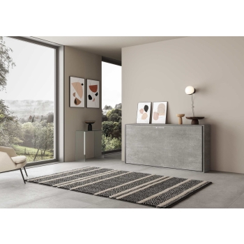 Mod.KANDO Single - Horizontal Single Folding Bed Kando Cashmere