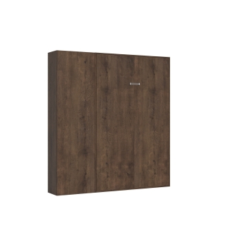 Mod.Kentaro 1/2 - 120cm vertical foldaway queen size bed Kentaro White Ash