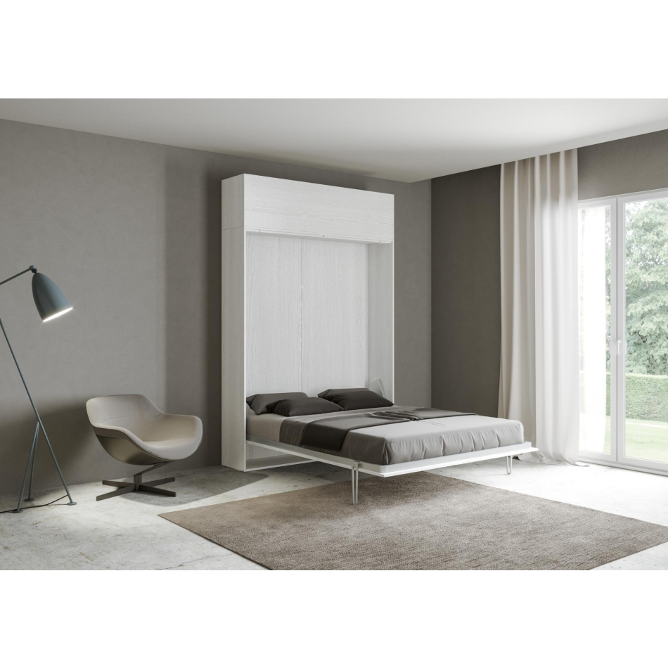 Mod.Kentaro Francese - French foldaway double bed 140 vertical Kentaro Cashmere