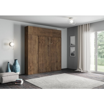 Mod.Kentaro Francese - French foldaway double bed 140 vertical Kentaro Cashmere