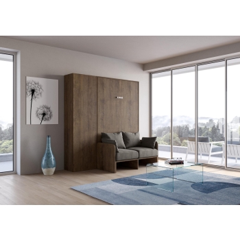 Mod.Kentaro Sofà 1/2 - Foldaway queen size bed 120 vertical Kentaro Sofà White Ash