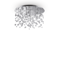 NEVE PL12 chrome ceiling chandelier by Ideal Lux