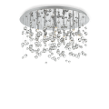 NEVE PL8 chrome ceiling chandelier by Ideal Lux