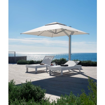 Minosse telescopic parasol by Crema Outdoor