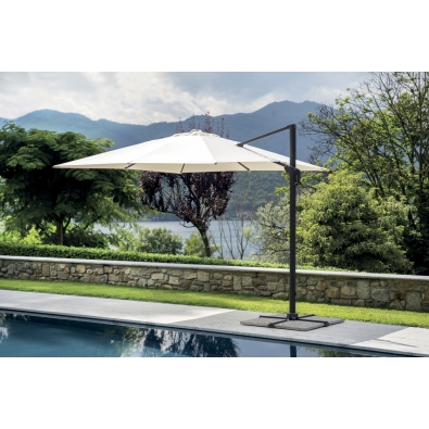 Colorado 3 x 3 m umbrella with anthracite shaft by Greenwood