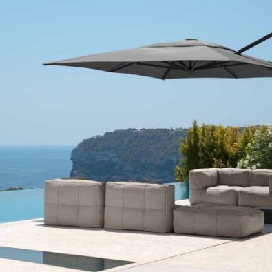 Athena fabric sunshade from the Parasol line by Garden Talents