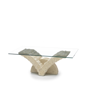 Papillon Coffee Table (120 x 70 - Transparent) by Stones