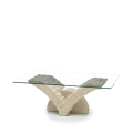 Papillon Coffee Table (120 x 70 - Transparent) by Stones