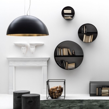 Giotto open wall unit by Adriani&Rossi