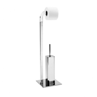Ghost Inox CP910/G2 paper holder stand in stainless steel and transparent acrylic