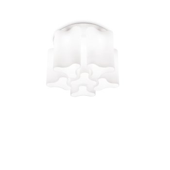 Compo pl6 white ceiling light by Ideal Lux