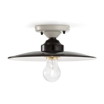 CEILING LIGHT D.25 RETRO' B&W C1613