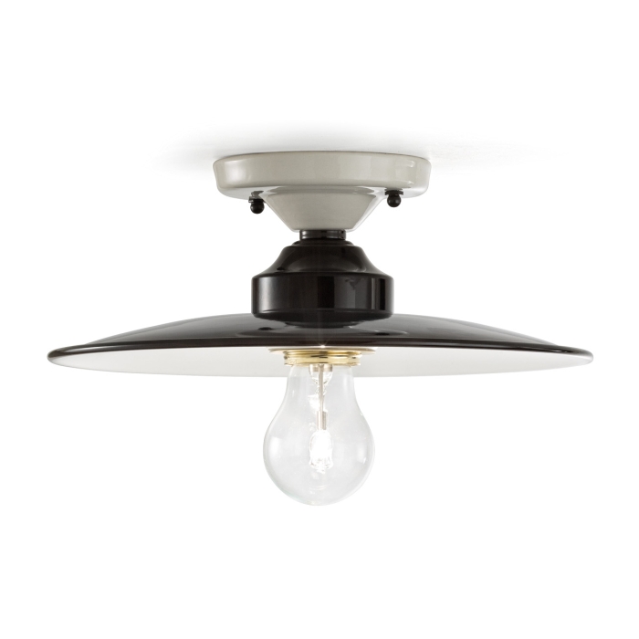 CEILING LIGHT D.25 RETRO' B&W C1613