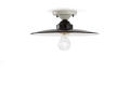 Ceiling light D.30 RETRO' B&W C1614 by Ferroluce