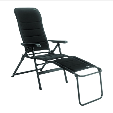 Greenwood 7 Position Armchair with Black Footrest