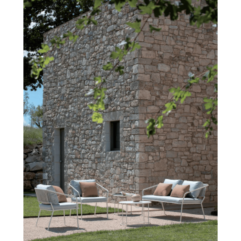 Low armchair Slot SL60X outdoor Vermobil