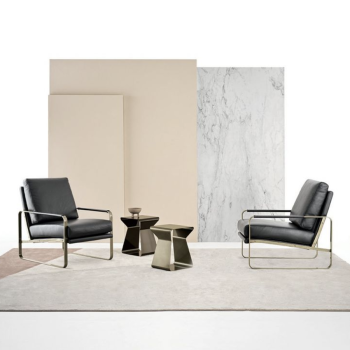 Clarissa armchair by Bontempi in leather