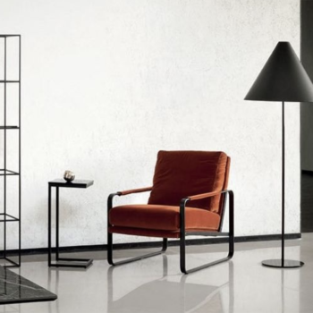 Clarissa armchair by Bontempi in leather