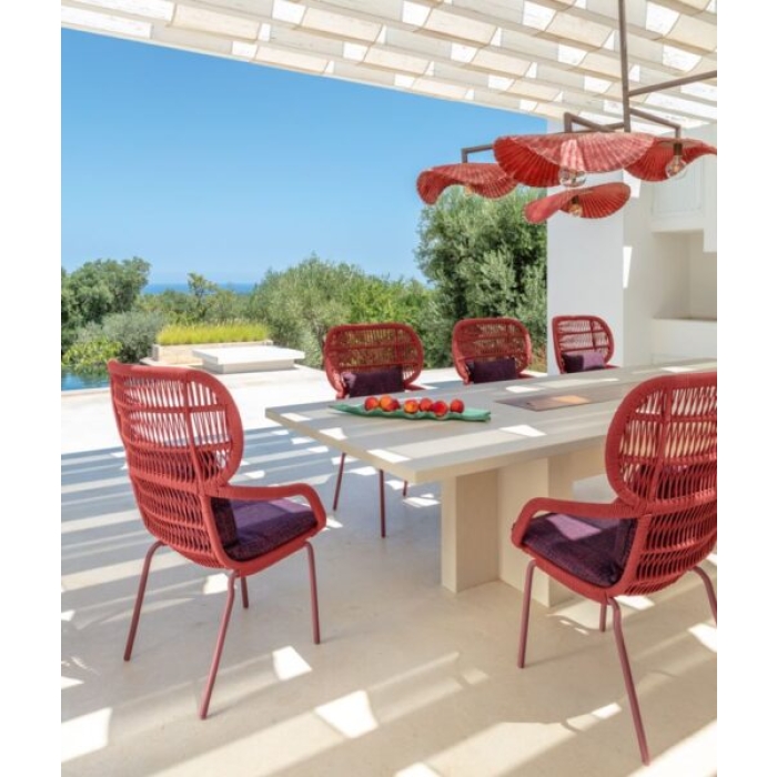 Panama dining armchair Hight Backrest by Talenti