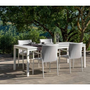Dining armchair from the Adam line by Talenti for outdoor use