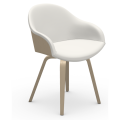 DANNY PB L TS armchair with upholstered wooden structure by Midj