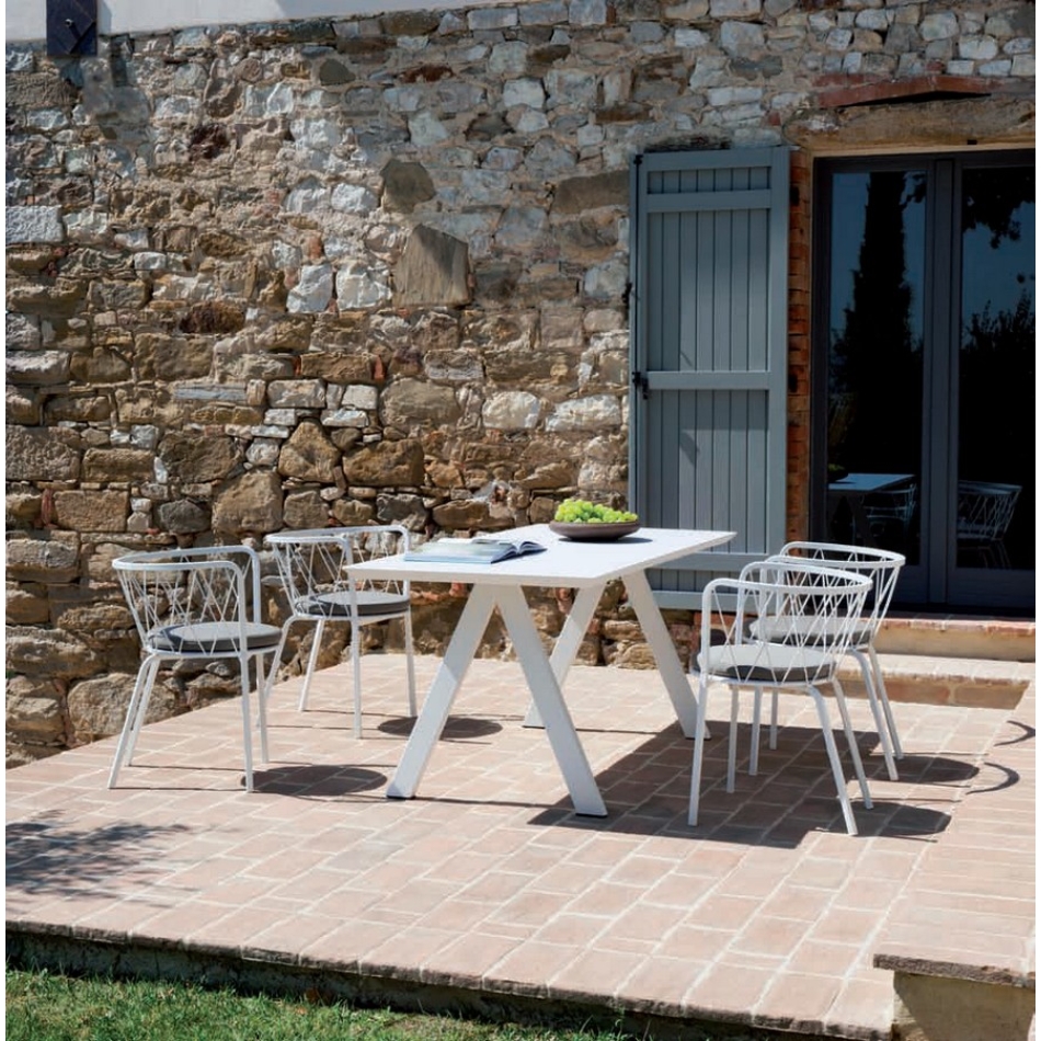 Desiree Garden Armchair by Vermobil in Iron