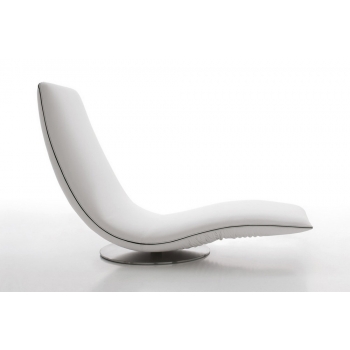 Armchair and chaise longue swirl Tonin Casa