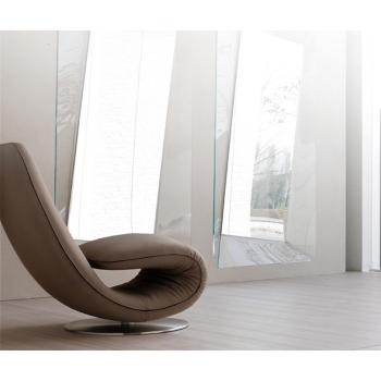 Armchair and chaise longue swirl Tonin Casa