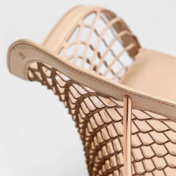 Calla S M_M PP_TS chair with upholstered shell by Midj