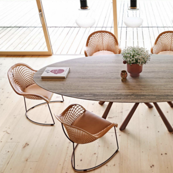 Calla S M_M PP_TS chair with upholstered shell by Midj