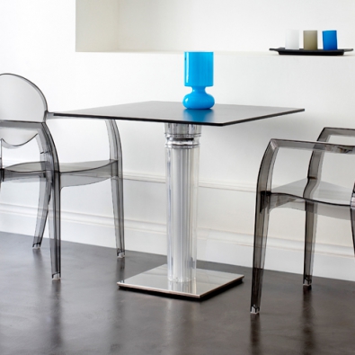 Igloo armchair in polycarbonate with Scab design armrests