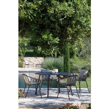 Outdoor Iron Armchair Flora FA300 Vermobil