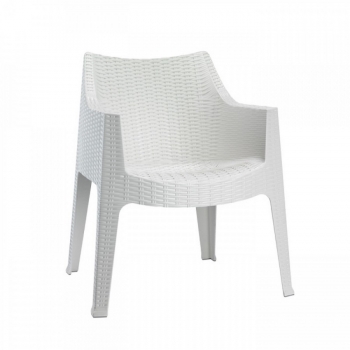 Maxima armchair in woven technopolymer by Scab design