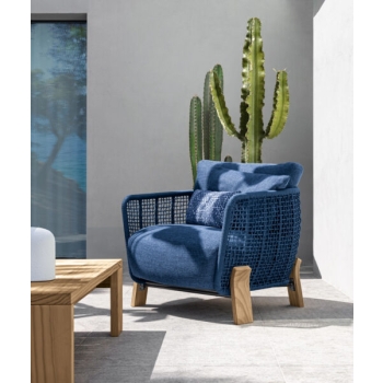 Argo Wood living armchair by Talenti