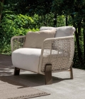 Argo Wood living armchair by Talenti