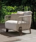 Argo Wood living room armchair by Talenti