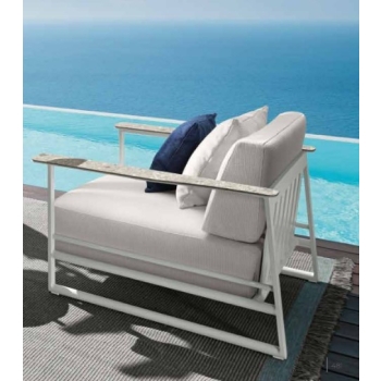 Living Riviera armchair by Talenti