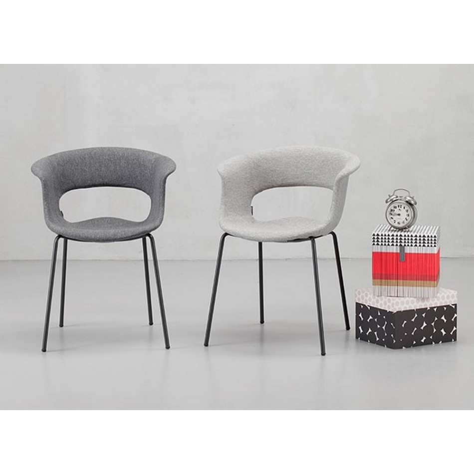 Natural Miss B Pop Armchair of Scab Upholstered plastic design