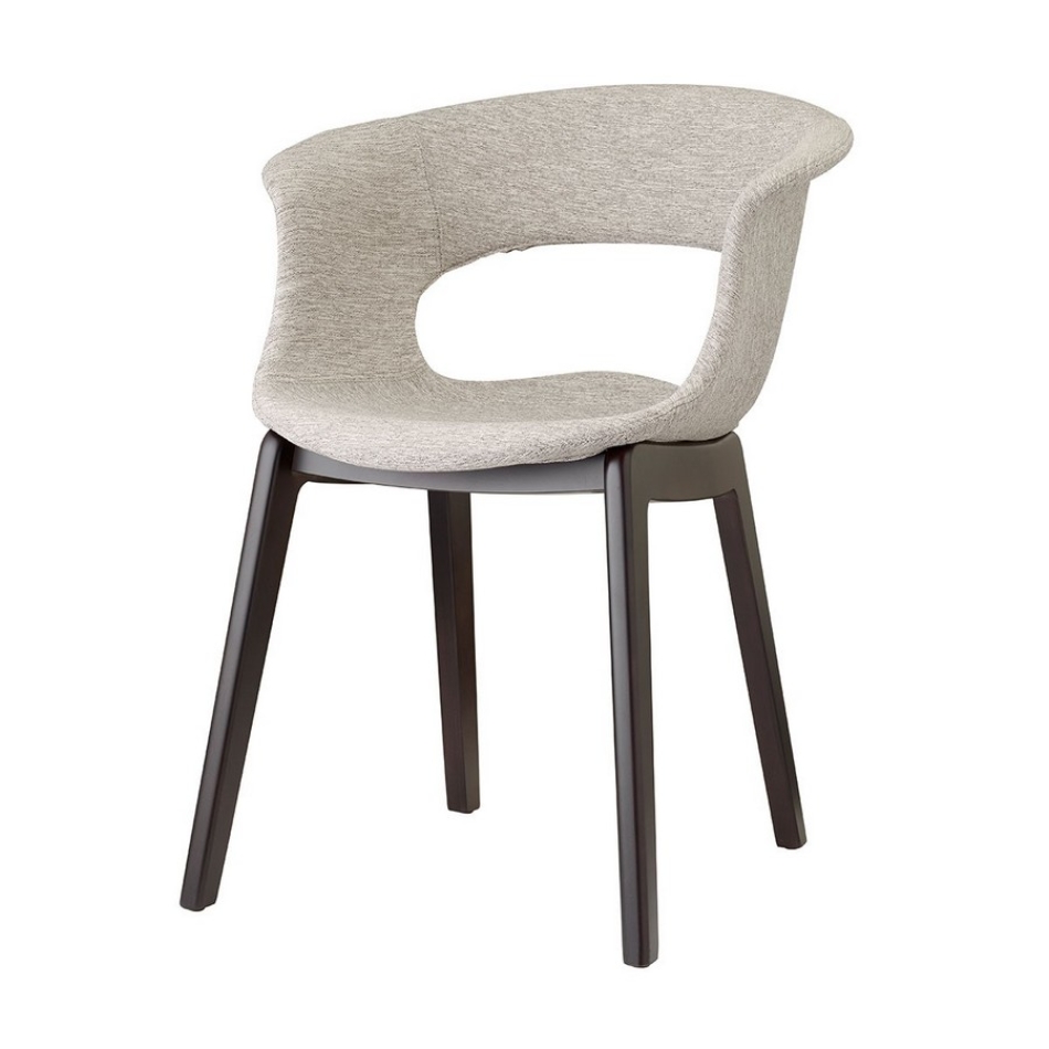 Natural Miss B Pop Armchair of Scab Upholstered plastic design