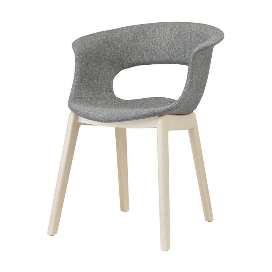 Natural Miss B Pop Armchair of Scab Upholstered plastic design
