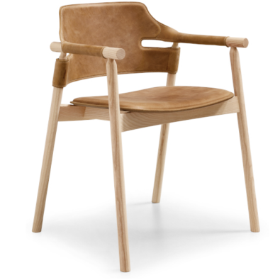 Suite PL CU wooden armchair by Midj
