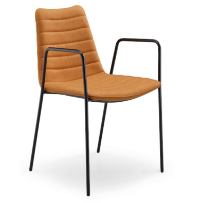 Cover S M_M TS metal chair covered in fabric or leather by Midj