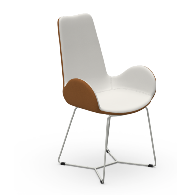 Dalia S M_T TS upholstered chair by Midj