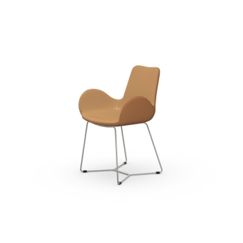 Dalia PA/PB M padded armchair by Midj